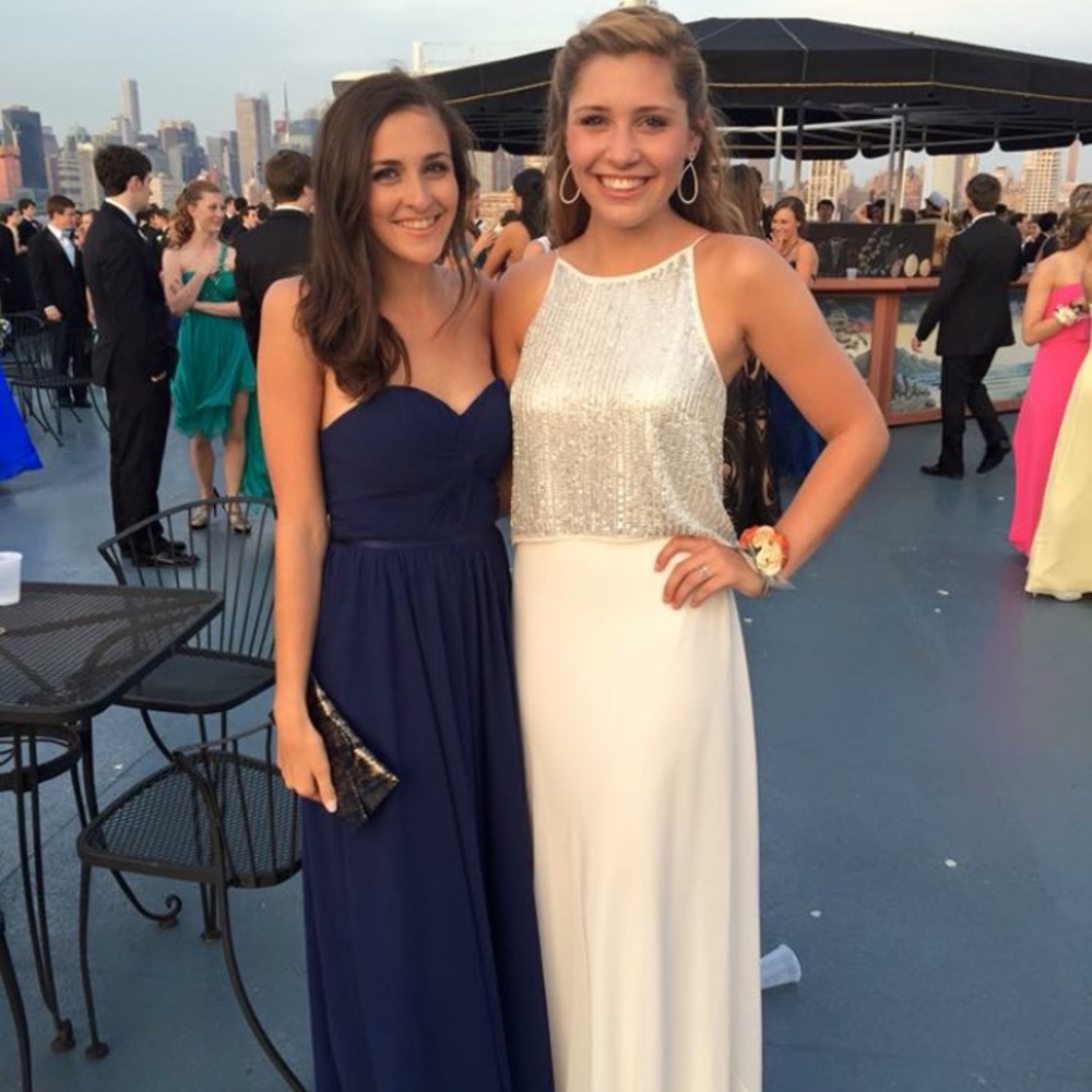 Navy prom dress